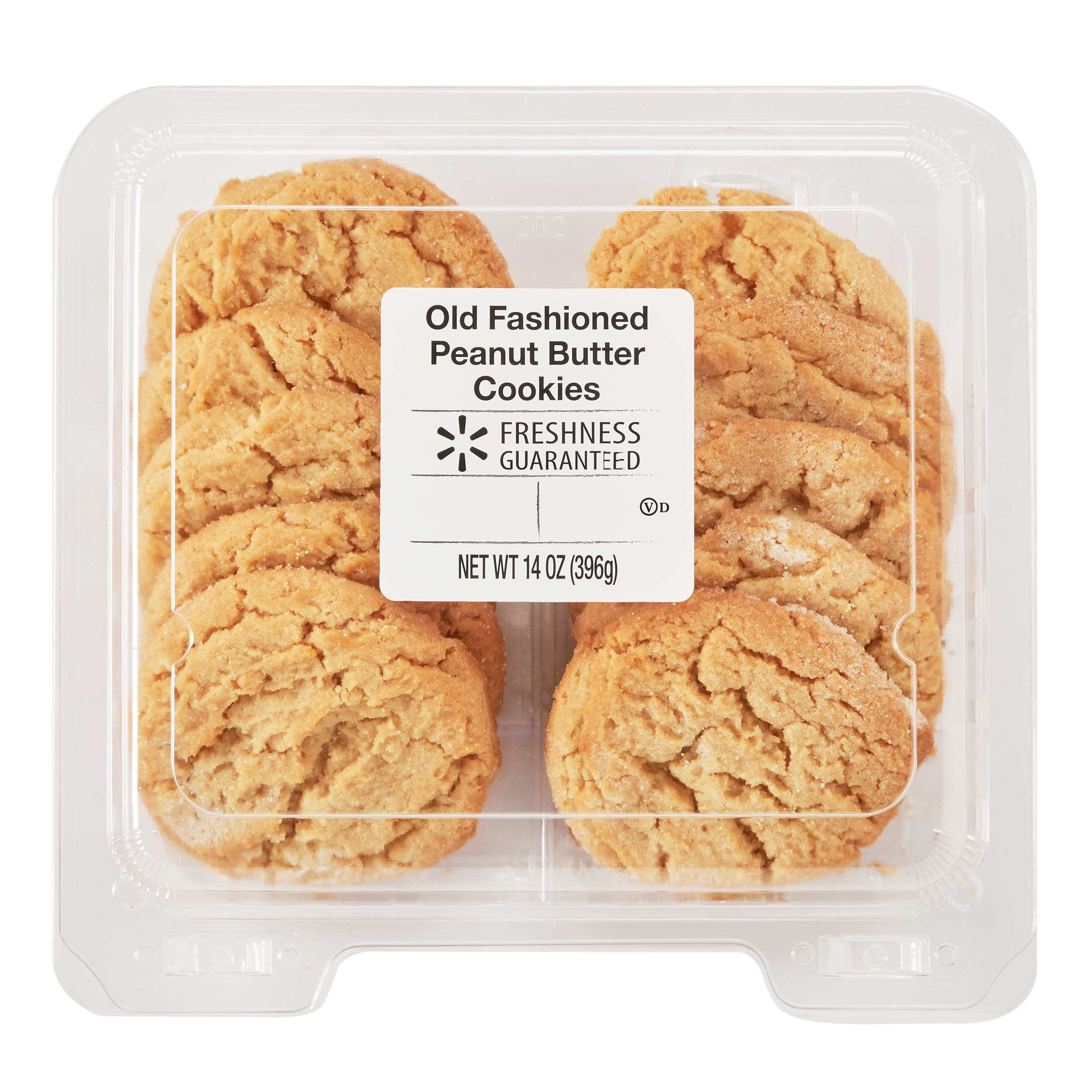 Freshness Guaranteed Old Fashioned Peanut Butter Cookies, 14 Oz, 10 Count