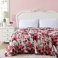 thumbnail image 6 of Betsey Johnson Vintage Floral Pink King Blanket, 6 of 7