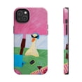 thumbnail image 4 of Funny Ducks Spa Brunch Phone Case, Aesthetic Green Whimsical Goose Champagne Cover for iPhone 17 16 15 14 13 12 11 Plus Pro Max Mini, 4 of 6