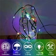thumbnail image 4 of Luces navideñas, guirnalda de 150 metros, luces LED de hadas para decoración de patio, exterior, impermeable, 24 V, línea verde, guirnalda de Año Nuevo, 4 of 5