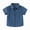 Navy, variant on Kids Denim Short Sleeve Button Down Shirt with Pocket Casual Comfortable Daily Wear Tops(Light Blue,12-18 Months)