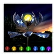 thumbnail image 7 of Cyan Oasis Blue Solar Wind Spinner for Yard Garden, Height 80 in, 7 of 7