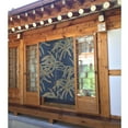 thumbnail image 2 of Doorway Drape Split Curtains, Tropical Leaf Room Divider Privacy Door Curtains, 34" x 56", 2 of 7