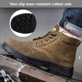 thumbnail image 4 of Safety Trainers Men Women Winter Warmth Safety Shoes Steel Toe Cap Trainers Lightweight Work Shoes Non Slip, 4 of 7