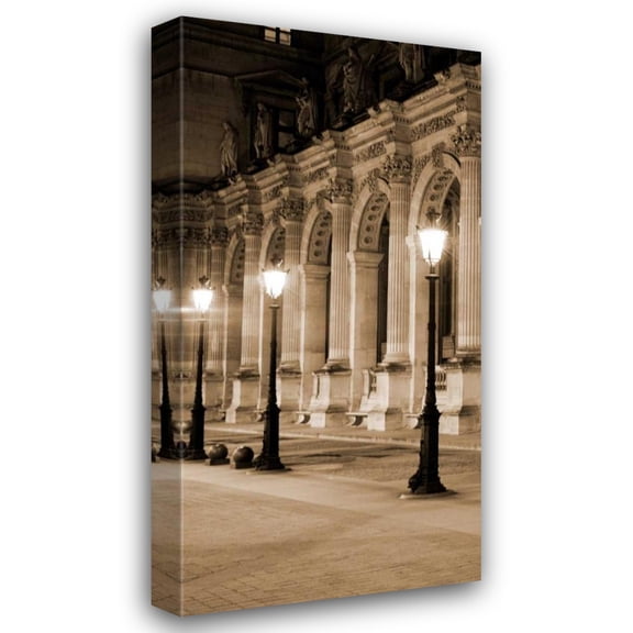 Jeff/Boyce Maihara/Watt 14x24 Gallery Wrapped Canvas Wall Art Titled - Paris Lights II - Arches II