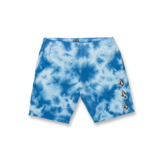 Volcom Men's Iconic Stone Fleece Shorts Blue Size Large