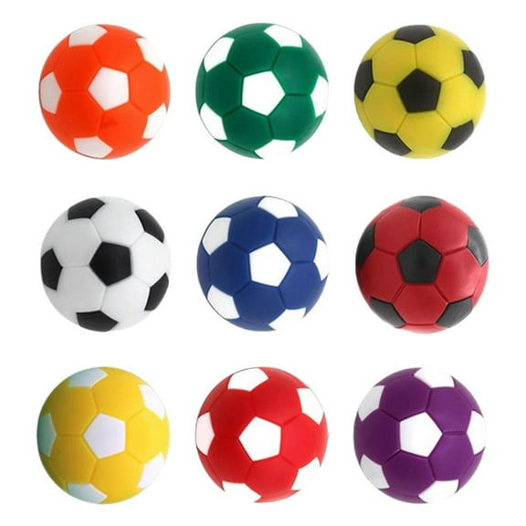 9x Pelotas De Futbolín Pelotas De Juego De Mesa De Fútbol Para Juego De Mesa De Juguete De Partido Interior