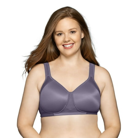 Vanity Fair Womens Sports Full Figure Wirefree Bra, 40DD, Rare Blue