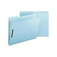 thumbnail image 4 of Nature Saver 1" Expansion Pressboard Fastener Folders Letter - 8 1/2" x 11" Sheet Size - 1" Expansion - 2 Fastener(s) - 2" Fastener Capacity for Folder - Pressboard - Light Blue - Recycled - 25 / Box, 4 of 8