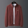 thumbnail image 6 of Men's Winter Fleece Shearling Jacket-Thick Polar Fleece Jacket, 6 of 9