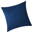 thumbnail image 2 of Pillowslip Funda de almohada de terciopelo cuadrado Funda de almohada de color sólido Decoración de sofá Funda de almohada, Azul oscuro sidaley HA003042-04, 2 of 6