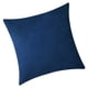 thumbnail image 2 of Pillowslip Funda de almohada de terciopelo cuadrado Funda de almohada de color sólido Decoración de sofá Funda de almohada, Azul oscuro Inevent HA003042-04, 2 of 6