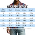 thumbnail image 4 of 250th Anniversary Men's Patriotic Zip Polo Shirt, 1776-2026 Flag Print, Quarter-Zip Collar, Short Sleeve, 4th of July, Commemorative Events, Parades, Summer Casual Wear Vermilion L, 4 of 9