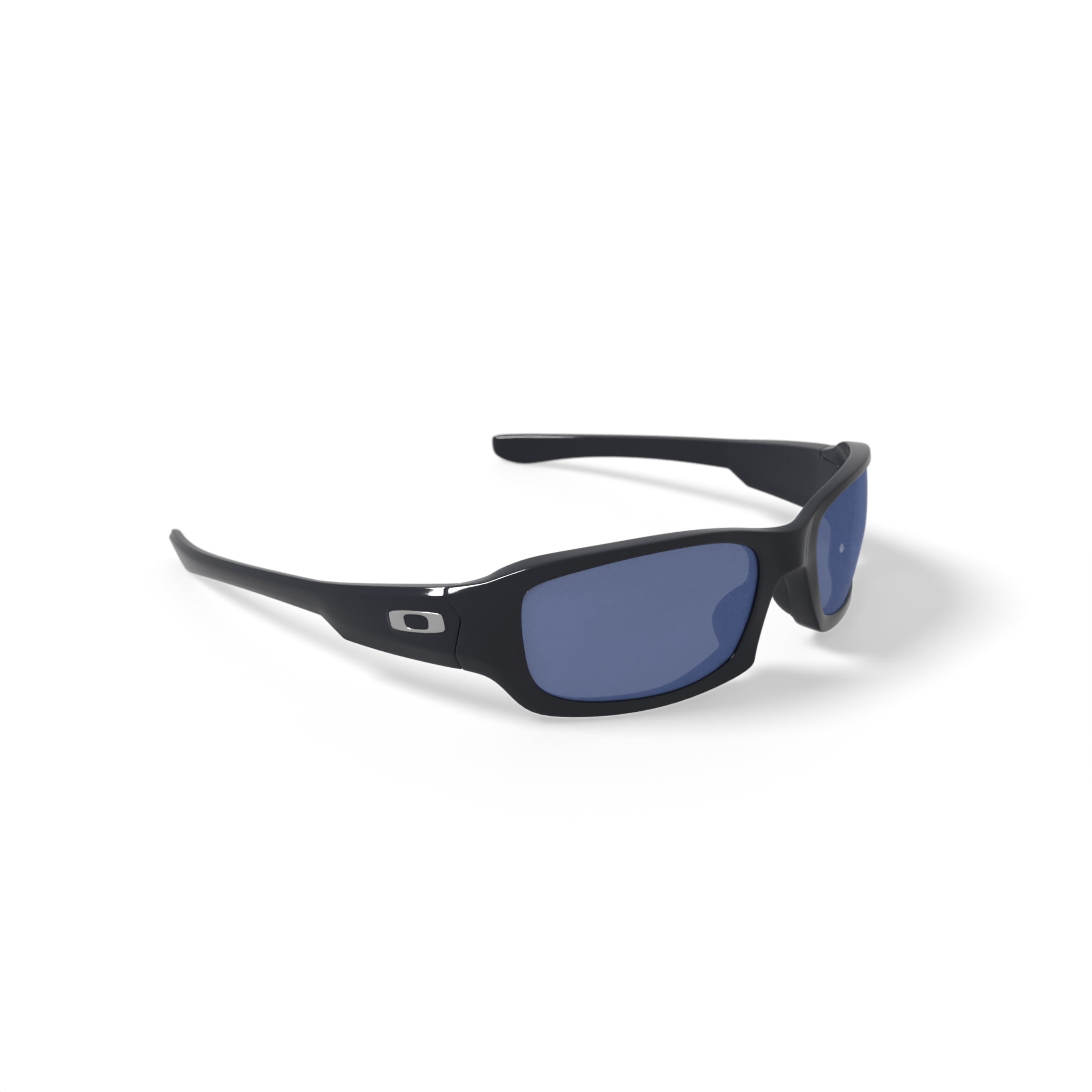 Oakley Men's Fives Squared OO9238-04 Rectangular Sunglasses, Polished Black, 54 mm