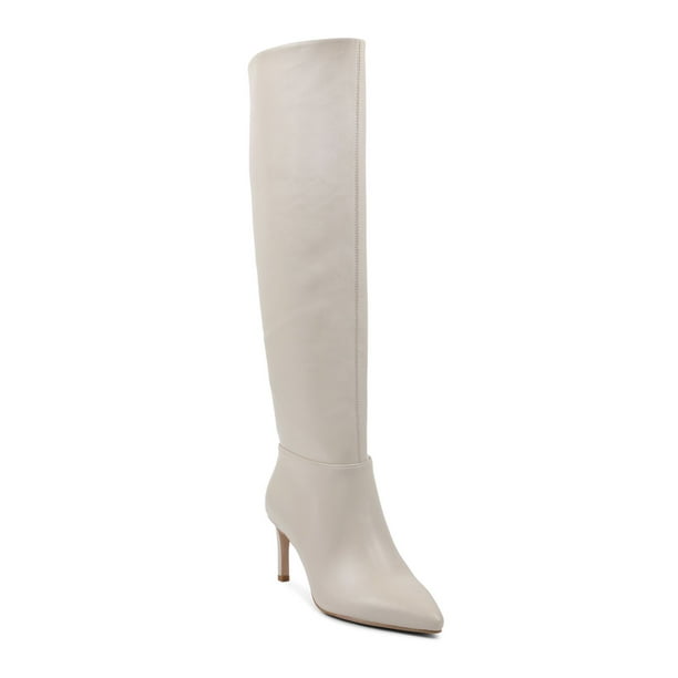 Swimming pool flower Muscular BCBGENERATION Womens Ivory Pointed Toe Stiletto Dress Boots 6 - Walmart.com
