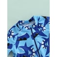 thumbnail image 6 of Baby Boy One Piece Swimming Suits Infant Toddler Baby Boy Swimwear Short Sleeve Beachwear Zipper Rash Guard Beach Bathing Suits, 6 of 10
