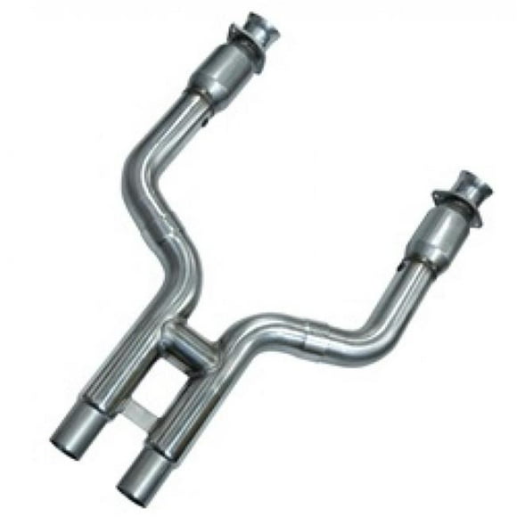 3 x 2.75 in. Stainless Steel Catted H Pipe for 2011-2014 Ford Mustang GT 5.0L 4V