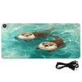 thumbnail image 2 of Wobogo Cute Otter Heated Mouse Pad Extra-Large Desk Mat With 3 Heating Levels and 3-hour Auto Shut-Off Protection Ideal for Computer Keyboards Home Office Hand-warming Essential 31.5in × 13in, 2 of 9