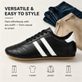 thumbnail image 4 of CHICVOMEY Comfort Sneakers for Women Lightweight Lace-Up Walking Shoes Fashion Retro Style Sneakers For Daily Outfits & Casual Walking, 4 of 7