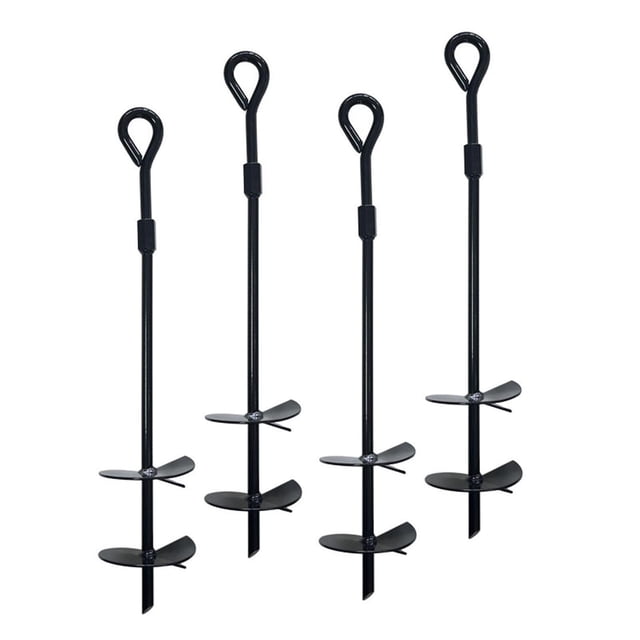 pitrice Multipurpose Garden Shed Ground Anchor Installation Equipment Securing Garden Features