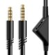 thumbnail image 3 of Cable de Audio para Auriculares Astro A10 A40 A30, Sonido Estéreo 3D sin Pérdidas, Larga Vida útil, 2 M, para Comunidad de Juegos, 3 of 4