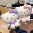 thumbnail image 4 of Mochila de felpa Hello Kitty para niñas, Sanurgente, mantequilla linda, dibujos animados dulces, peluches de gatitos, regalos de cumpleaños útiles, nuevo, 2023zhangyuxiang, 4 of 4