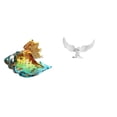 thumbnail image 1 of Figura de ángel de caracol de cristal, animal marino, decoración artística, estatua artesanal, adorno de resina, escultura de para el hogar, la of, 1 of 8