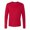 Red, variant on Next Level Unisex Cotton Long Sleeve T-Shirt 100% Combed Ring-spun Cotton Crewneck Tee Shirts (Black , S)
