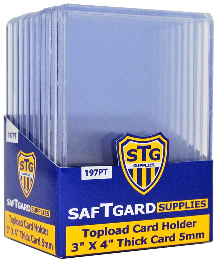 MTG x5 BCW 3"X4" Trading Card Hard Plastic Top Load Holder for Pokemon YGO 
