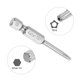 thumbnail image 4 of T10 Magnético Seguridad Estrella 5 Puntos Torx Destornillador brocas 1/4" Hexagonal Vástago 2" Longitud, 4 of 5