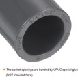 thumbnail image 5 of Uxcell accesorio de tubería reductor UPVC SCH80 acoplamiento recto, gris 3/4"x1/2" 2, 5 of 5