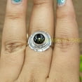 thumbnail image 3 of Black Onyx Stone Ring Pure 925 Sterling Silver Handmade Statement Ring Gift Jewelry, 3 of 5