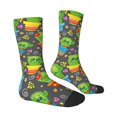 thumbnail image 4 of Yiaed Cactus In Pots Print Great elasticity Crew Socks Sports socks for Men and Women, 4 of 5