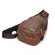 thumbnail image 3 of Bolso de pecho para hombre Belita Amy con puerto de carga USB (marrón claro)// kaili Sencillez, 3 of 4