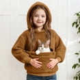 thumbnail image 2 of KEXE Girls Fleece Pullover Hoodie Loose Fit Long Sleeve Sweatshirt with Pocket Casual Warm Hooded Top, 2 of 6