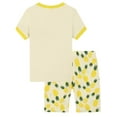 thumbnail image 4 of QEFJNO 2-9Y Kids & Toddler Girls Short Pajamas Pineapple 2 Piece Pjs Set Cotton Summer Sleepwear, 4 of 12