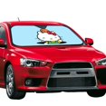thumbnail image 2 of Windshield Sun Shade Foldable Car Front Window Sunshade For Car Suv Trucks Vans - Best Heat Shield Blocker Visor Cover Blocks Uv Rays And Keeps Your Vehicle Cool-Small, 2 of 5