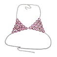 thumbnail image 4 of Cadena para el cuerpo para mujer, sujetador con cadena, top brillante sin mangas, accesorios de disfraz, lencería elegante para club, verano, playa, Halloween, rave Rosa, 4 of 8