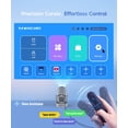 thumbnail image 4 of Magcubic Mini Projector with WiFi 6 and BT 5.4, Voice Control Portable Projector 8K Support, 5W Soundbase Speaker, Auto Vertical Keystone 180°Rotatable Smart Proyector for Home Outdoor HY300Pro+ Grey, 4 of 13