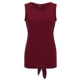 thumbnail image 7 of Exercise Tank Tops for Women Sleeveless Cropped Tank Tops Open Back Basic Undershirt Yoga Running Shirts for Women Plus Size Gym Clothes (Red,XXL), 7 of 7