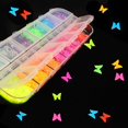 thumbnail image 1 of Uñas arte brillo polvo lentejuelas doble capa herramienta de manicura pedrería gemas decoraciones caja de reciclaje almacenamiento contenedor portátil Tan Jianjun unisex, 1 of 2