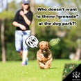 thumbnail image 3 of Operation Good Boy Grenade, Non-Toxic Dog Toy Grenade with Treat Pocket for Aggressive Chewers, Green, 3 of 11