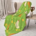 thumbnail image 3 of Rateoe Funny Chicken Pattern Flannel Throw Blanket, Ultra-soft Blanket for Bed, Couch, Car, Hypoallergenic Anti-pilling blanket-40"x30"(Vertical), 3 of 6