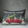 thumbnail image 3 of Creative Products Home Holidays Truck 20 x 14 Spun Poly Pillow, 3 of 3