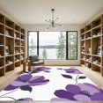 thumbnail image 2 of ODIKA 4'x6' Machine Washable Non-Slip Area Rug, Modern Purple High Traffic Rug, Purple, 1059044, 2 of 7