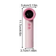 thumbnail image 2 of Bladeless Handheld Fan with 15000 RPM High-Speed Motor Dual-Button Control USB-C Rechargeable Portable Turbo Cooler 12cm (4.7 Inch), 2 of 3