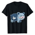 thumbnail image 5 of Summer Tops for Women Casual Lightweight Funny Graphic Tees Short Sleeve Crew Neck Tee Shirts Beach Vacation Basic Tops Black Tops,Size S-3XL, 5 of 5