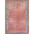 thumbnail image 2 of Unique Loom Outdoor Traditional Collection Area Rug - Fortitude (6' 1" x 9' Rectangle Vintage Salmon Coral/Beige), 2 of 9