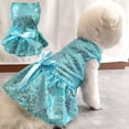thumbnail image 2 of Bright Puppy Dress - Flakes Surface - Breathable Adorable Dress-up - Summer Kitty Clothes for Party, 2 of 8