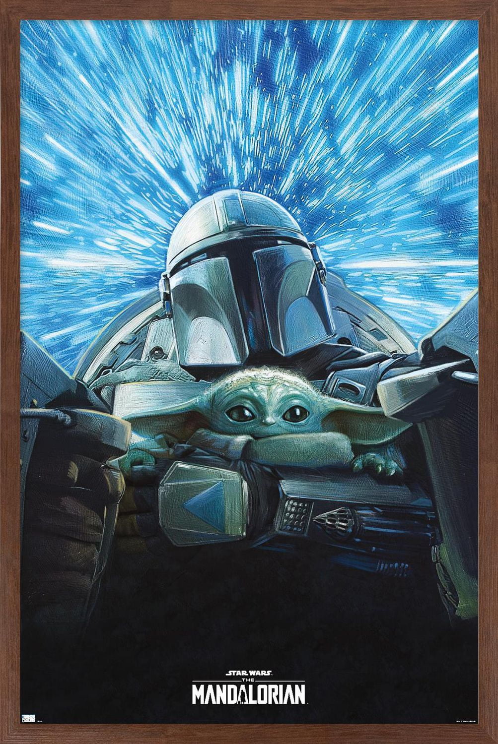 Star Wars: The Mandalorian Season 3 - Lightspeed Wall Poster